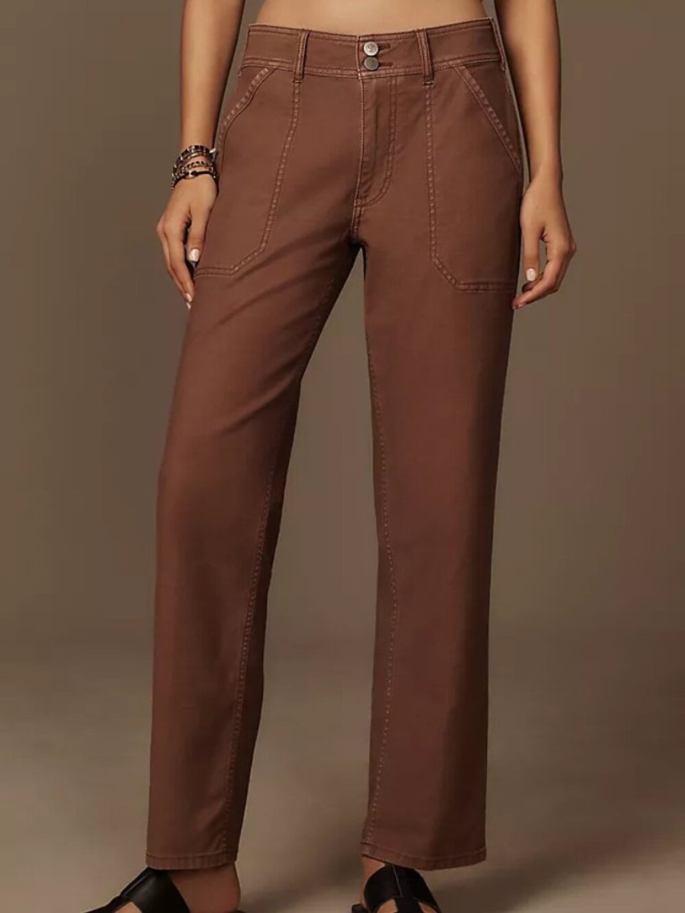 Brand New Pilcro Military Boyfriend Trouser Pants NWT